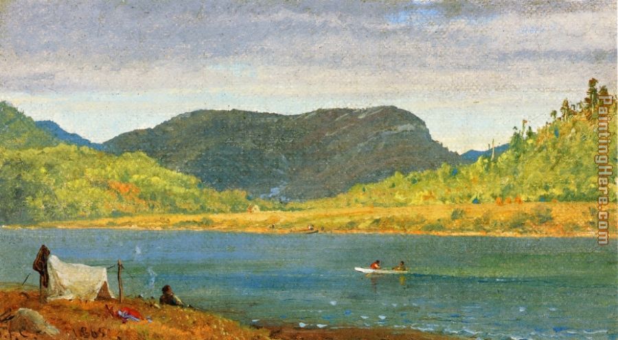 Greenwood Lake painting - Jasper Francis Cropsey Greenwood Lake art painting